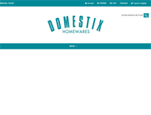 Tablet Screenshot of domestix.com.au